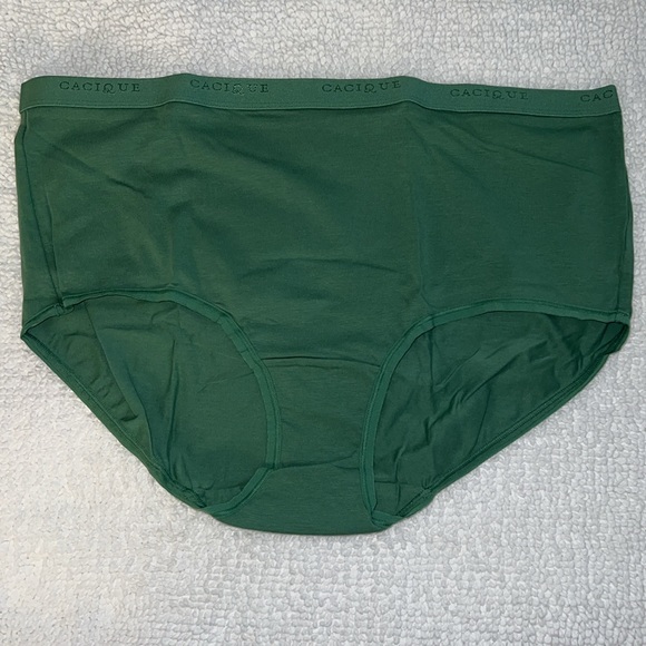 NIP Cacique Full Brief The Cotton Collection s14/16
1 Green & 1 Navy - Picture 10 of 14